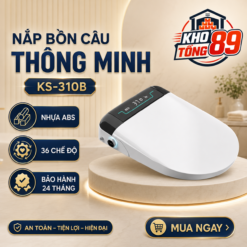 Nắp Bồn Cầu Thông Minh KS-310B 36 Chế Độ Nhựa ABS Bảo Hành 24 Tháng