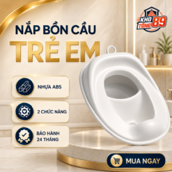 Nắp Bồn Cầu Trẻ Em ABS 2 Chức Năng Kho Tổng 89