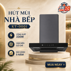 Máy Hút Mùi Nhà Bếp KT-0001 Công Suất 330W Cảm Biến Cử Chỉ Bảo Hành 5 Năm