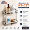 Kệ Thẳng Nhà Tắm KT-02T Kho Tổng 89 Inox 304 Chống Nước Chống Ẩm