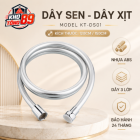 Dây Vòi Xịt Vệ Sinh 3 Lớp Nhựa ABS Chống Gập Bảo Hành 24 Tháng
