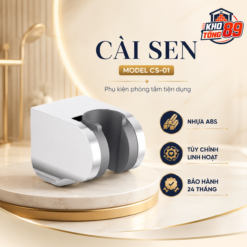 Cài Sen CS-01 Giá Đỡ Tay Sen Nhựa ABS Điều Chỉnh Linh Hoạt Bảo Hành 24 Tháng