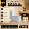 Bồn Cầu KT-913 Liền Khối Men Sứ Cao Cấp Xả Xoáy 360°