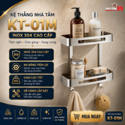 Kệ Thẳng Nhà Tắm KT-01M Kho Tổng 89 Inox 304 Cao Cấp