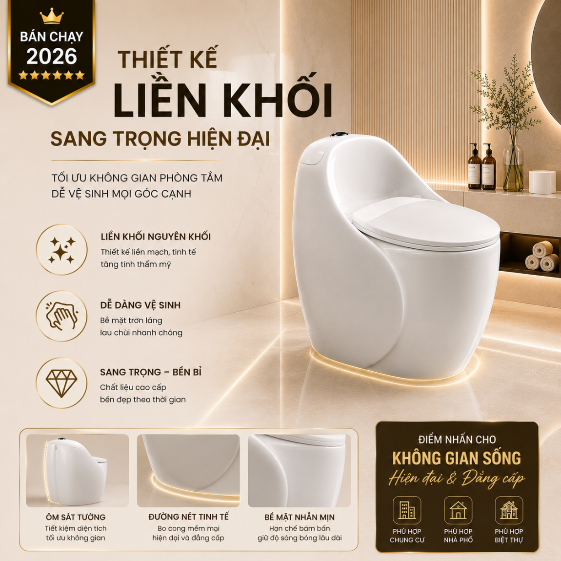 BON-CAU-TRUNG-852 (6) Bồn Cầu Trứng 852 Men Nano Cao Cấp Xả Kép 3L/6L Nắp Đóng Êm Tiết Kiệm Nước