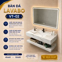 Bàn Đá Lavabo 2 Tầng VT-02
