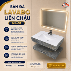 Bàn Đá Liền Chậu NK-01