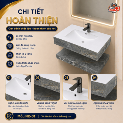 Bàn Đá Liền Chậu NK-01