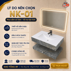 Bàn Đá Liền Chậu NK-01