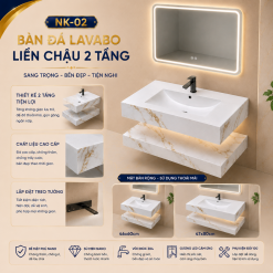 Bàn Đá Liền Chậu NK-02