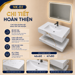 Bàn Đá Liền Chậu NK-02