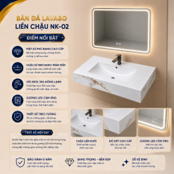 Bàn Đá Liền Chậu NK-02