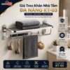 Giá Treo Khăn Nhà Tắm Đa Năng KT-03 Inox 304 Cao Cấp