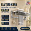 Giá Treo Khăn Nhà Tắm Đa Năng KT-04 Kho Tổng 89 Inox 304 Chống Gỉ